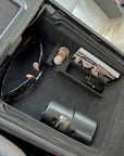 Model 3 & Y Under Armrest Tray - Fully Flocked Longer Version (Gen. 1 & 2)