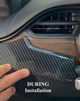 2012-2021 | Model S & X Dashboard & Center Console Upgrade Kit (7 Pieces) - Hydro Carbon Fiber Coated
