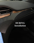 2012-2021 | Model S & X Dashboard & Center Console Upgrade Kit (7 Pieces) - Hydro Carbon Fiber Coated