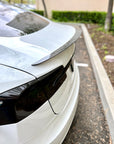 Model S Plaid Performance Spoiler - Real Molded Carbon Fiber