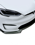 2021+ | Model S Front Lip Spoiler ABS Plastic (3 Pieces) - Variety*