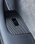 Model 3 & Y Window & Door Switch (10 Piece Kit) - Real Molded Carbon Fiber