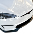 2021+ | Model S Front Lip Spoiler ABS Plastic (3 Pieces) - Variety*