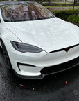 2021+ | Model S Front Lip Spoiler ABS Plastic (3 Pieces) - Variety*