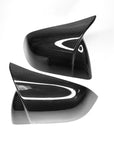 2020-2025 | Model Y GT Style Side View Mirror Overlays (1 Pair) - Real Molded Carbon Fiber