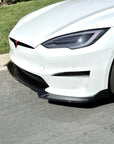2021+ | Model S Front Lip Spoiler ABS Plastic (3 Pieces) - Variety*