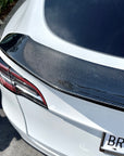 2020-2025 | Model Y Jupiter V-Style Spoiler - Real Molded Carbon Fiber