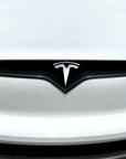Model X Tailgate Applique & Front Inlay Cap - Hydro Carbon Fiber Coated
