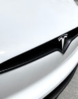 Model X Tailgate Applique & Front Inlay Cap - Hydro Carbon Fiber Coated