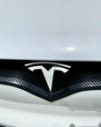 Model X Tailgate Applique & Front Inlay Cap - Hydro Carbon Fiber Coated
