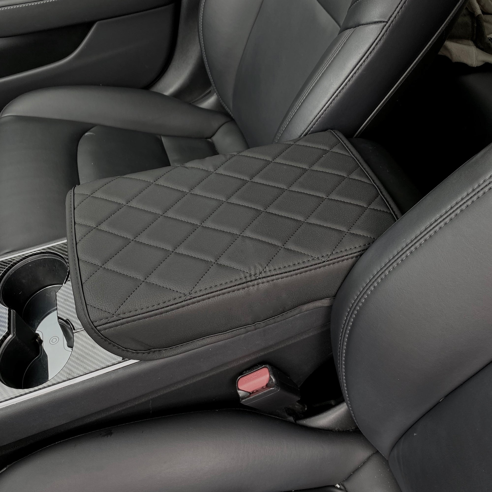 Model 3 & Y Real Leather Armrest Covers (Gen. 1 & 2)