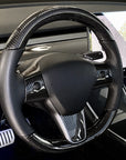 Model 3 & Y - Standard Steering wheel - Real Molded Carbon Fiber