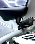 2017+ | Model 3 & Y Rearview Mirror Backside Overlay - Real Molded Carbon Fiber