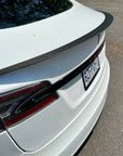 Model S Plaid Performance Spoiler - Real Molded Carbon Fiber