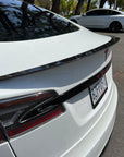 Model S Plaid Performance Spoiler - Real Molded Carbon Fiber