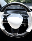 Model 3 & Y - Standard Steering wheel - Real Molded Carbon Fiber