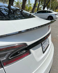 Model S Plaid Performance Spoiler - Real Molded Carbon Fiber