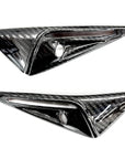 Model S3XY* Full Cover Style Turn Signal Overlays (1 Pair) - Fits Hardware 2.0 & 3.0 - Real Molded Carbon Fiber