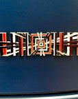 Tesla Plaid Spaceballs Tribute, Die-Cast Aluminum Badge Trunk Emblem - PLAID