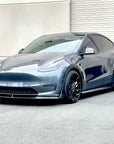 2020-2025 | Model Y Viento Aero Front Lip - Real Molded Carbon Fiber