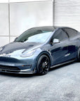 2020-2025 | Model Y Viento Aero Side Skirts (1 Pair) - Real Molded Carbon Fiber