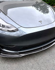 2020-2025 | Model Y Viento Aero Front Lip - Real Molded Carbon Fiber