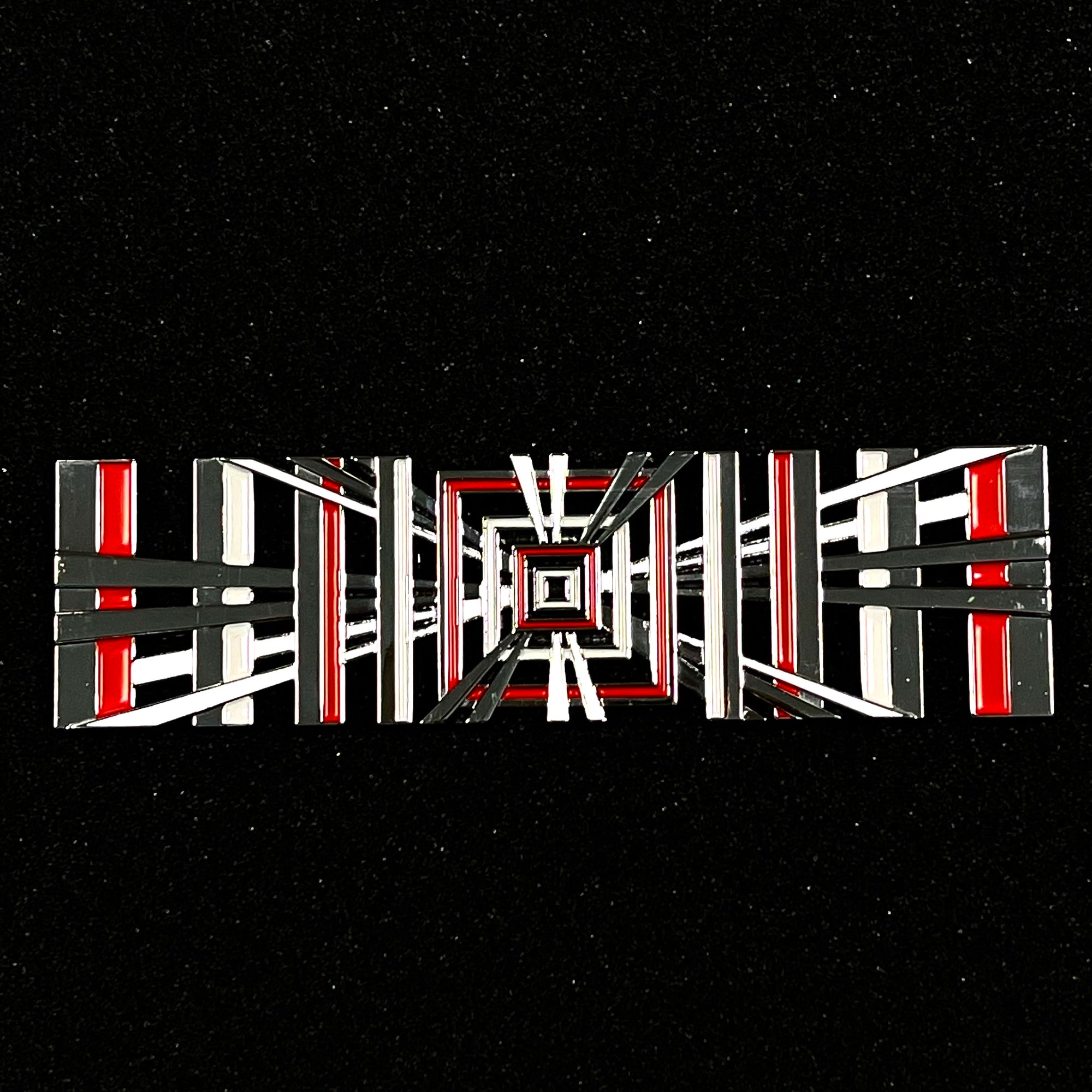 Tesla Plaid Spaceballs Tribute, Die-Cast Aluminum Badge Trunk Emblem - PLAID