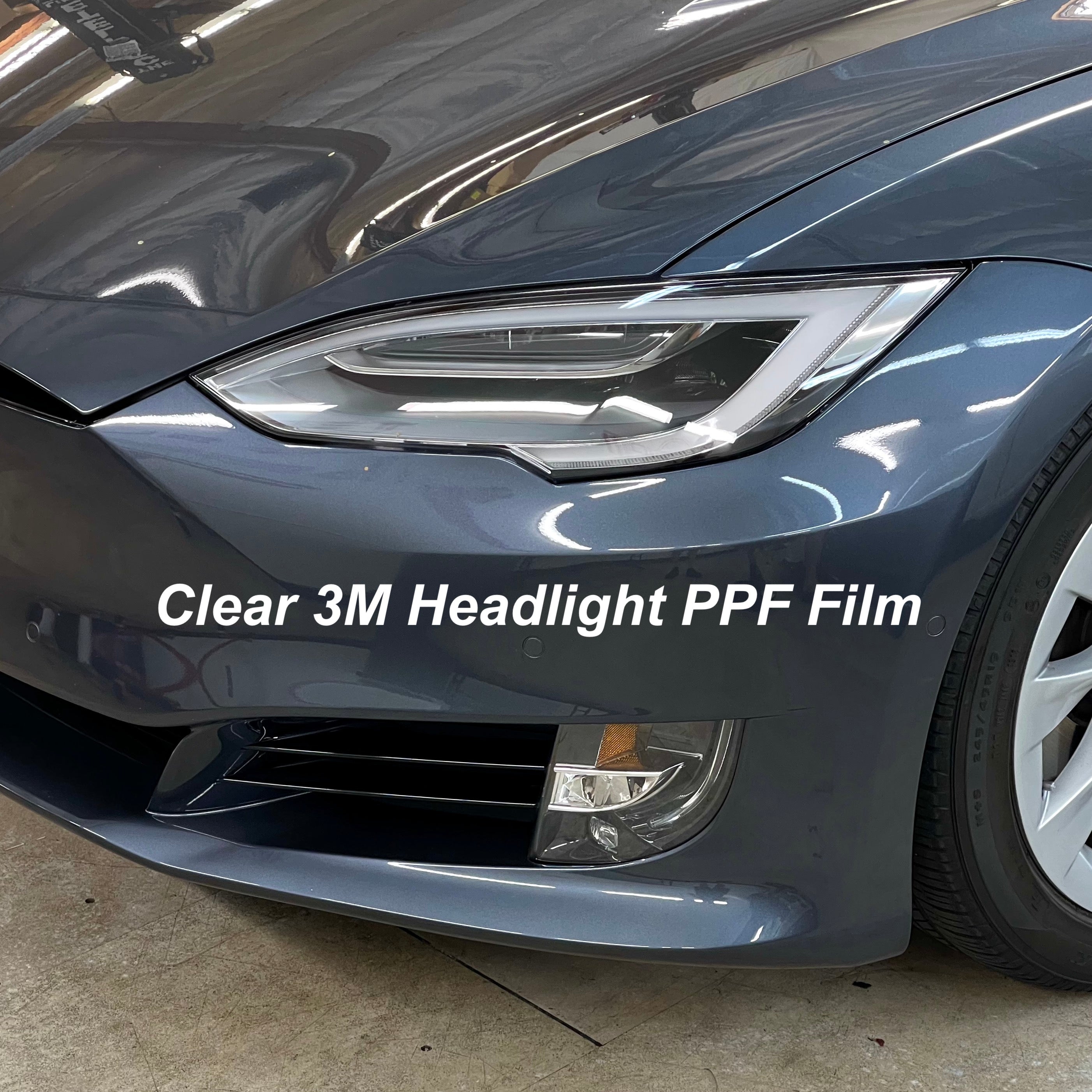 Model S Headlight & Fog Light Protection Film (Set of 4) - Clear or Sm