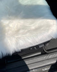 Faux Sheepskin Front Seat Covers - White (1 Pair)