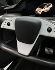 2021-2023 Model S & X Yoke Steering Wheel 3M Vinyl Accent Wraps