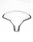 2012-2020 Model S & X Steering Wheel Bezel Overlay - Real Molded Carbon Fiber