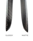 2020-2025 | Model Y Fog Light Canards/Eyelids (1 Pair) - Real Molded Carbon Fiber
