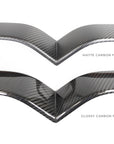 2015-2021 | Model S Front End Inlay - Real Molded Carbon Fiber