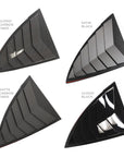 2020+ | Model Y Rear Quarter Window Louver Covers (1 Pair) - Variety*