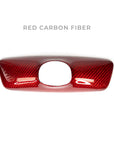 2017+ | Model 3 & Y Rearview Mirror Backside Overlay - Real Molded Carbon Fiber