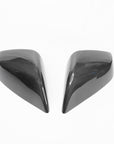 2021+ | Model S Plaid & LR Side View Mirror Overlays - Real Molded Carbon Fiber