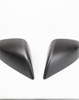2021+ | Model S Plaid & LR Side View Mirror Overlays - Real Molded Carbon Fiber