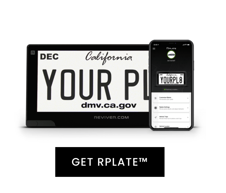 RPlate Reviver Digital License Plate (Legal in CA, AZ) (Contact Us to Order)