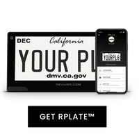 RPlate Reviver Digital License Plate (Legal in CA, AZ, & MI) (Contact Us to Order)