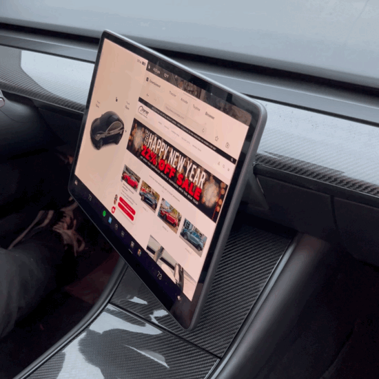 Tesla Model 3 / Model Y Drehbarer Bildschirm / Screen Rotate Kit