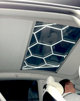 2020-2025 | Model Y Retractable Sunroof Sunshade - Heat Reducing & Light Diffusing