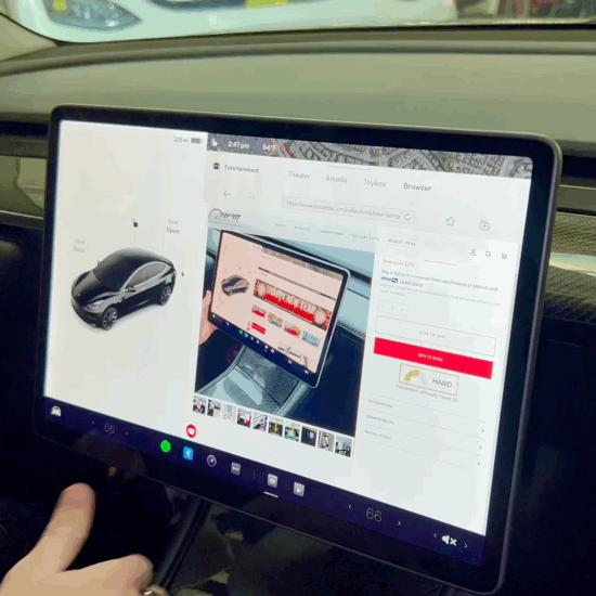 Tesla Model 用 モニター4方向回転マウントキット Amazon.co.jp: Dyno