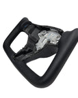 Model 3 & Y Yoke Style Steering Wheel - Alcantara or Leather Handles - Imported