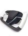 2021+ | Model S & X "Honking Airbag" Yoke Heated Steering Wheel Upgrade - Real Molded Carbon Fiber