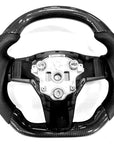 Model 3 & Y - Sport Grip Steering Wheel - Real Molded Carbon Fiber