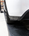 2020-2025 | Model Y Rear Bumper Corner Flanges (2 Pieces) - Hydro Carbon Fiber Coated