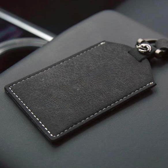 Tesla Model 3 Y Leather Car Key Card Holder Protector Cover Key