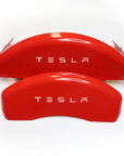 Model Y Flat Caliper Covers - Red (Engraved TESLA or Non Engraved)
