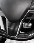 Model 3 & Y - Standard Steering wheel - Real Molded Carbon Fiber