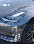 2017-2025 | Model 3 & Y Headlight Protection Film (Set of 4) - Clear or Smoked